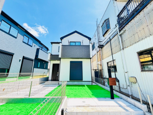 相模原市中央区田名、新築一戸建ての外観画像です