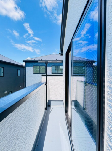 相模原市中央区田名、新築一戸建てのバルコニー画像です
