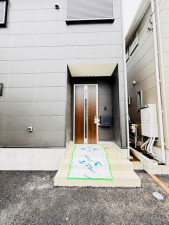 相模原市中央区光が丘、新築一戸建ての外観画像です