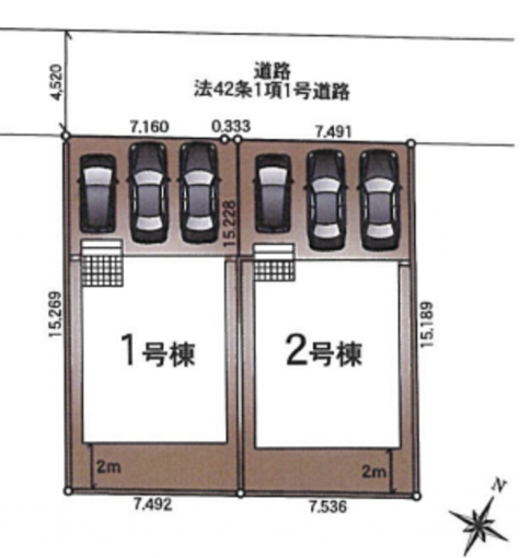 相模原市中央区光が丘、新築一戸建ての画像です