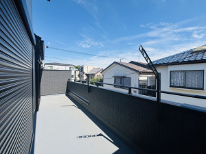 相模原市中央区横山台、新築一戸建てのバルコニー画像です