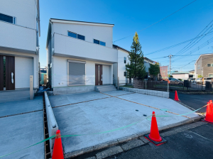 相模原市中央区田名、新築一戸建ての外観画像です