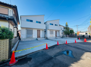 相模原市中央区田名、新築一戸建ての外観画像です