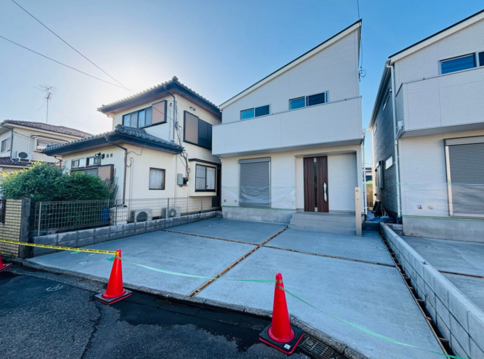 相模原市中央区田名、新築一戸建ての外観画像です