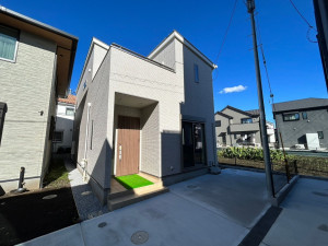 相模原市中央区田名、新築一戸建ての外観画像です