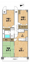 、中古マンションの間取り画像です