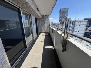 相模原市中央区相模原、中古マンションのバルコニー画像です