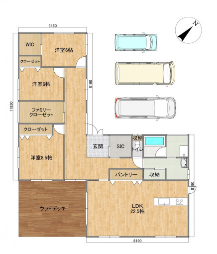 相模原市緑区三ケ木、土地の間取り画像です