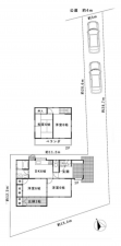 相模原市中央区田名、中古一戸建ての間取り画像です