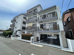 相模原市中央区横山台、中古マンションの外観画像です