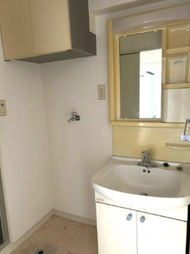 相模原市中央区横山台、中古マンションの洗面画像です
