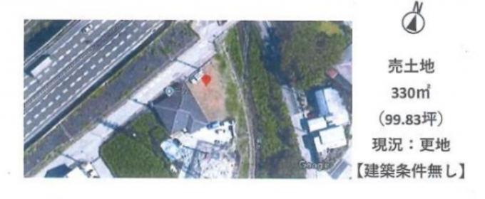 彦根市鳥居本町、土地の間取り画像です