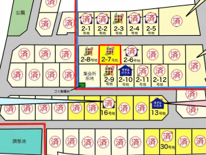 彦根市南川瀬町、土地の間取り画像です