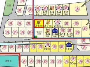 彦根市南川瀬町、土地の間取り画像です