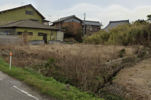 彦根市下岡部町、土地の間取り画像です