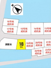 彦根市大堀町、土地の間取り画像です