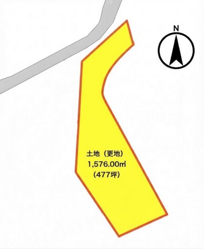 彦根市堀町、土地の間取り画像です