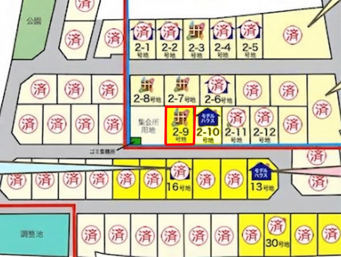 彦根市南川瀬町、土地の間取り画像です
