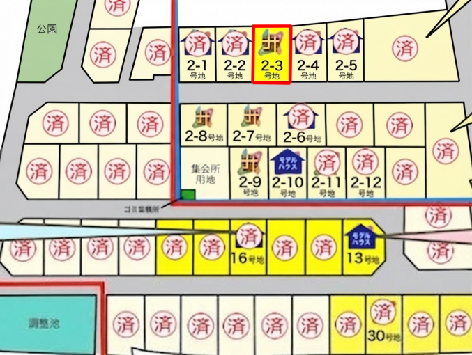 彦根市南川瀬町、土地の間取り画像です