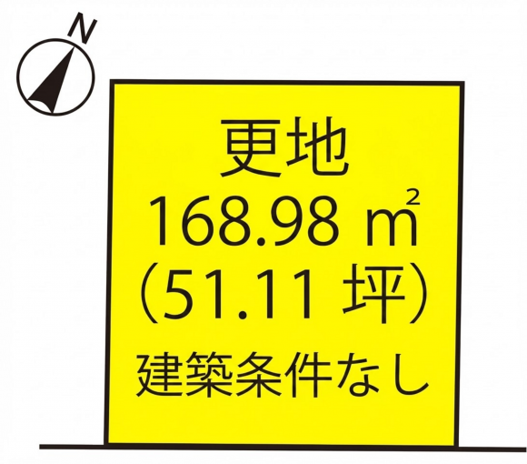 彦根市地蔵町、土地の間取り画像です