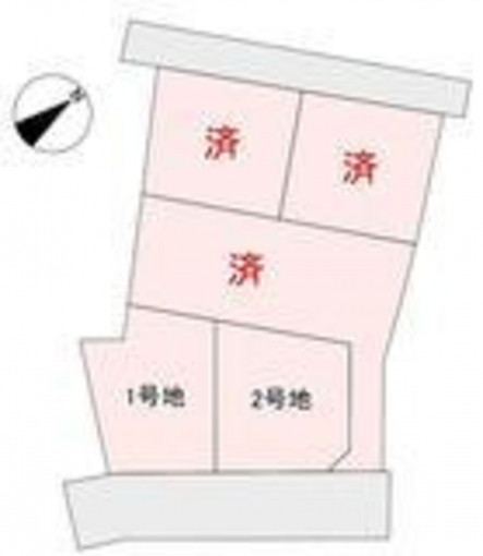 彦根市正法寺町、土地の地図画像です