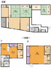 彦根市高宮町、中古一戸建ての間取り画像です