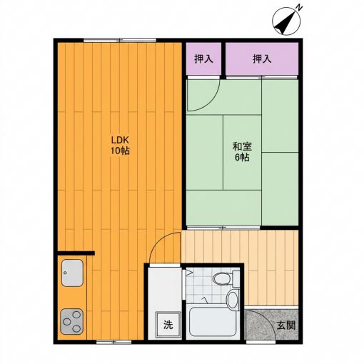 彦根市河原、中古一戸建ての間取り画像です
