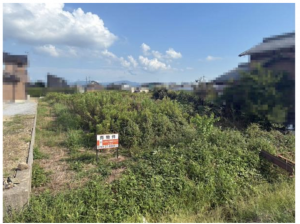 彦根市日夏町、土地の画像です