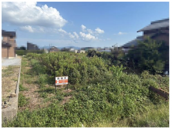 彦根市日夏町、土地の画像です