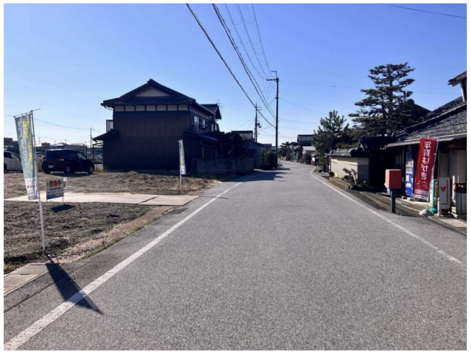 彦根市日夏町、土地の画像です