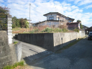 いわき市勿来町、土地の画像です