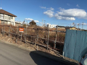 いわき市錦町、土地の画像です