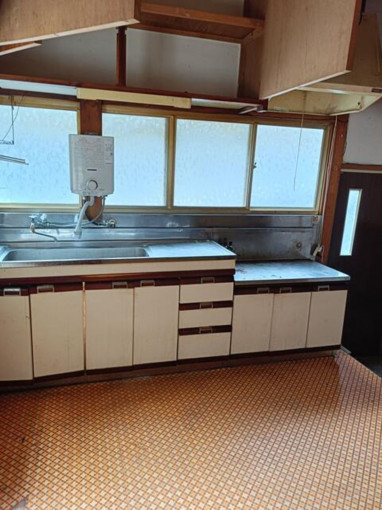 いわき市中之作、中古一戸建てのキッチン画像です