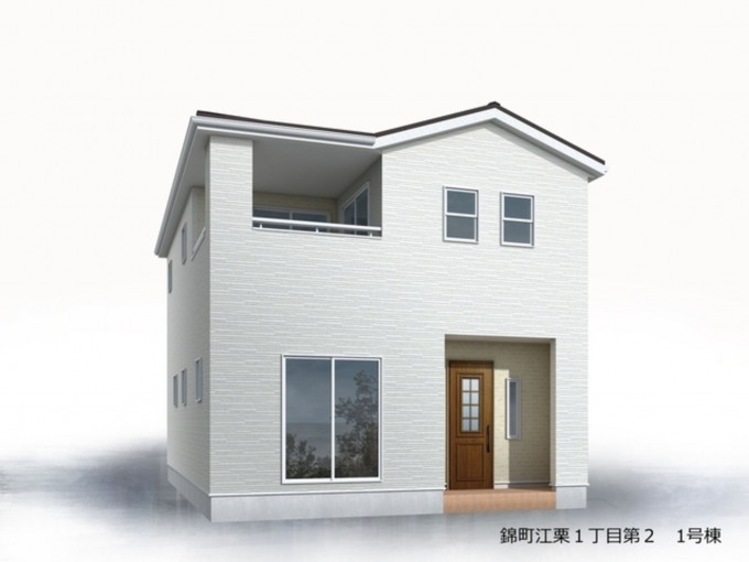 いわき市錦町、新築一戸建ての外観画像です