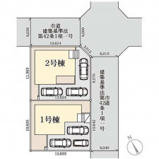 いわき市中岡町、新築一戸建ての画像です