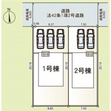 いわき市泉滝尻、新築一戸建ての画像です