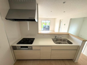いわき市小名浜、新築一戸建てのキッチン画像です