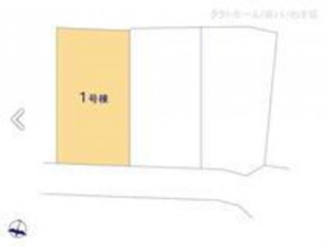いわき市小名浜、新築一戸建ての地図画像です