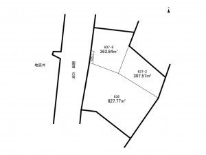 高萩市大字赤浜、土地の間取り画像です