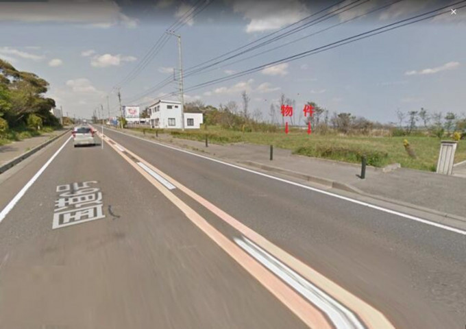 北茨城市中郷町、土地の画像です