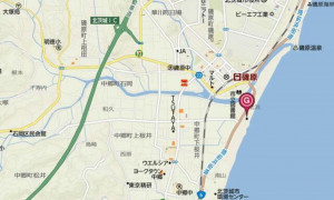北茨城市中郷町、土地の間取り画像です