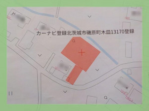 北茨城市磯原町、土地の間取り画像です