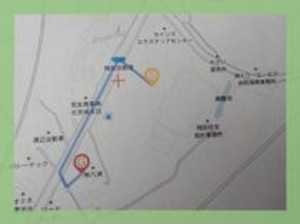 北茨城市関南町、土地の間取り画像です