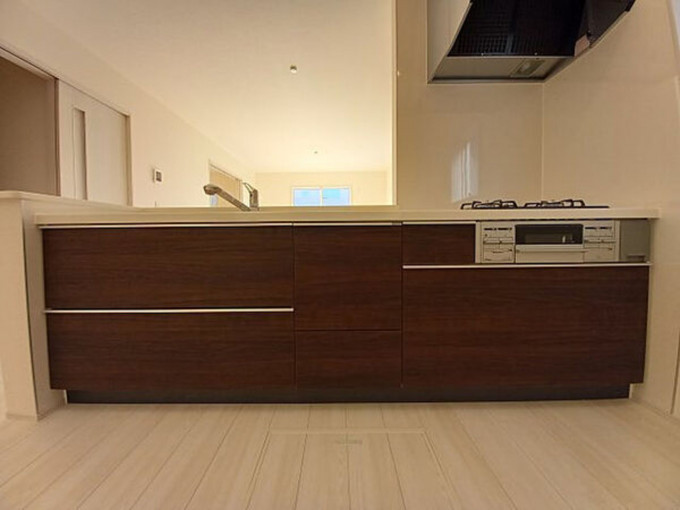 いわき市泉滝尻、新築一戸建てのキッチン画像です