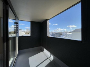 いわき市泉滝尻、新築一戸建てのバルコニー画像です