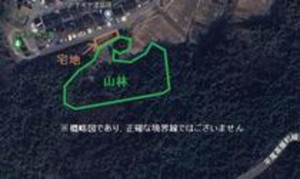 四日市市桜新町、土地の画像です