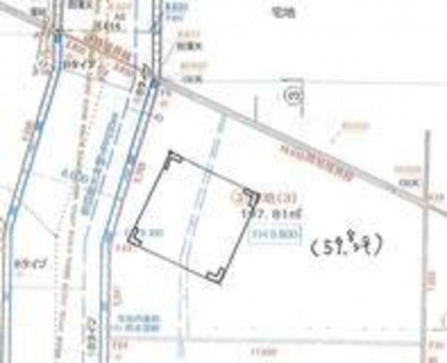 四日市市日永西、土地の画像です