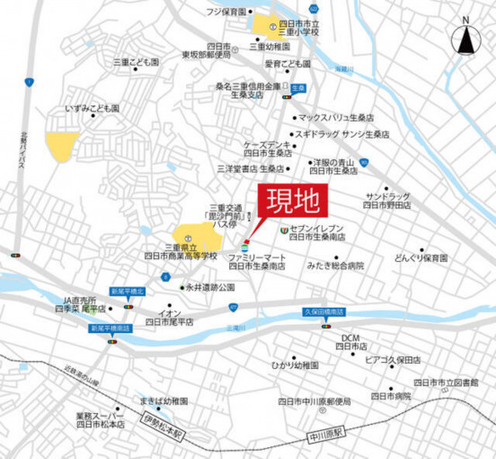 四日市市生桑町、新築一戸建ての画像です