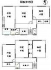 四日市市高見台、中古一戸建ての間取り画像です