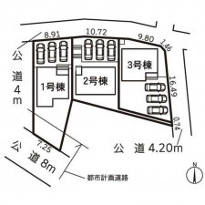 四日市市東坂部町、新築一戸建ての画像です